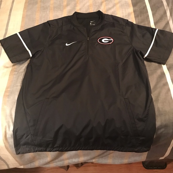 Nike UGA Short Sleeve Lockdown Jacket Large - Picture 2 of 6